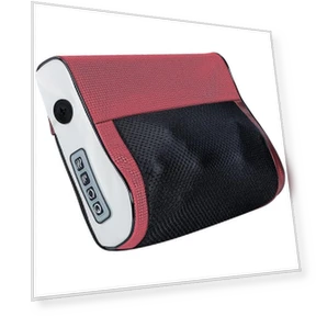 Умная подушка для массажа шеи, плеч, поясницы и спины с подогревом — Массажеры для спины, Aura Living