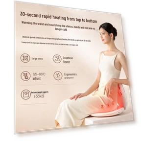 Умный массажер для поясницы с подогревом и моксопунктурой — Массажеры для спины, JDST