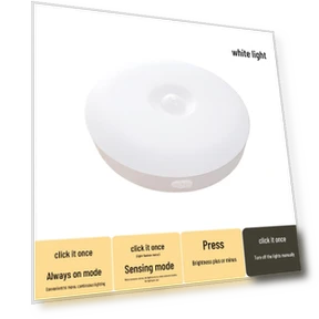 Умный перезаряжаемый светодиодный ночник с датчиком движения — Ночники, Vieruodis