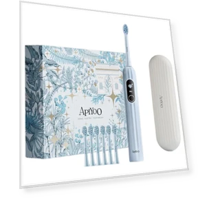 Умная электрическая зубная щетка с цифровым дисплеем — Звуковые зубные щетки, Apiyoo