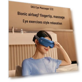Умный массажер для глаз с подогревом и компрессией — Подушки, SKG