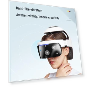 Умный массажер для головы в виде шлема — Светотерапия, CLORIS