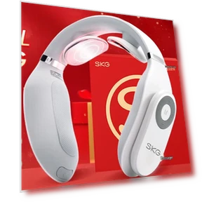 Умный массажер для шеи с подогревом и импульсным воздействием — Массажеры для спины, SKG