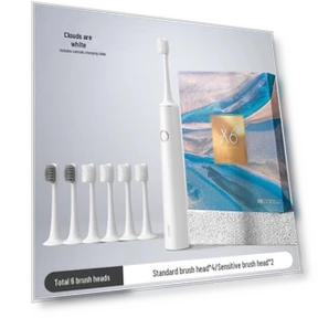 Умная перезаряжаемая электрическая зубная щетка — Звуковые зубные щетки, BAIR