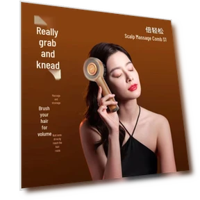Умная массажная расческа для кожи головы — Массажеры для кожи головы, Breo