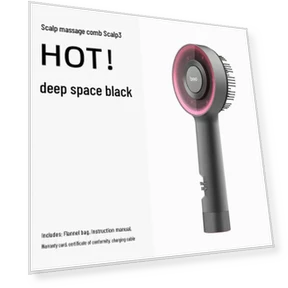 Умный массажер для кожи головы с красной светотерапией — Массажеры для кожи головы, Breo