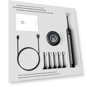 Умная электрическая зубная щетка с ультразвуковой технологией — Звуковые зубные щетки, BYL