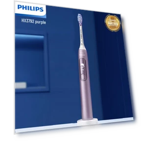 Электрическая зубная щетка с умным дисплеем и 5 режимами — Вращающиеся, Philips