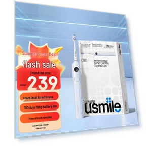 Умная электрическая зубная щетка с сенсорным экраном — Звуковые зубные щетки, usmile