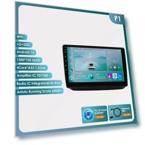 Автомобильный радиоприемник с 10,1-дюймовым экраном QLED 2din — Автомобильные навигаторы, Hizpo