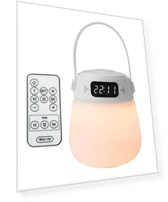 Прикроватная лампа с часами — Настольные лампы, Trendy Japanese products