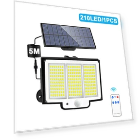 Солнечные светодиодные светильники для улицы с датчиком движения — Прожекторы и охранное освещение, AirExpect