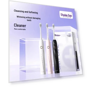 Умная электрическая зубная щетка для пары — Звуковые зубные щетки, Shuke