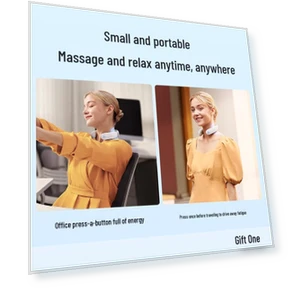 Умный массажер для шеи — Средства для реабилитации и терапии, SKG