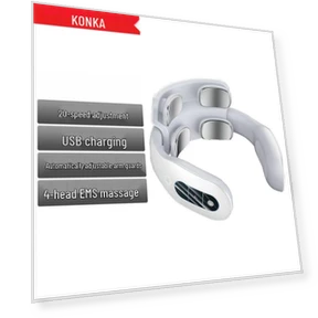 Умный массажер для шеи — Магнитотерапия, Konka