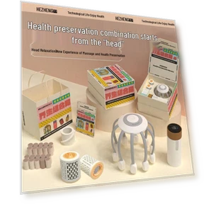 Умный перезаряжаемый массажер для головы — Магнитотерапия, Hezheng