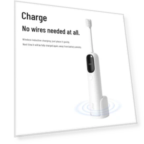 Умная электрическая зубная щетка с визуальным дисплеем — Ультразвуковые, BAIR