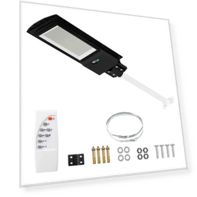 Солнечная уличная лампа с датчиком движения — Уличное и зональное освещение, OCEST