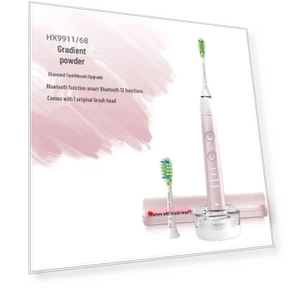 Электрическая зубная щетка с Bluetooth и интеллектуальным датчиком — Вращающиеся, Philips