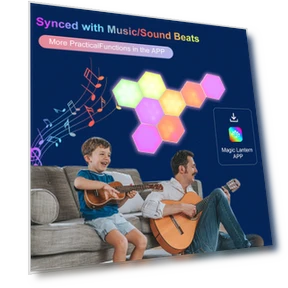 RGB-подсветка в виде шестиугольников с Bluetooth-подключением — LED ленты, KaiSai