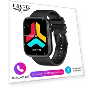 Смарт-часы с измерением температуры тела — Умные часы, LIGE