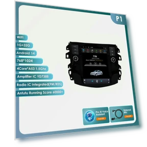 Автомобильный мультимедийный плеер с дисплеем 9.7 дюймов — Аксессуары и крепления для установки, OSSURET