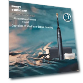 Умная электрическая зубная щетка с искусственным интеллектом — Звуковые зубные щетки, Philips