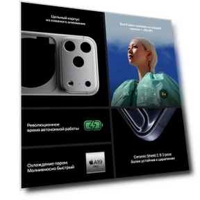 Смартфон 256 ГБ, серебристый — Мобили, Apple