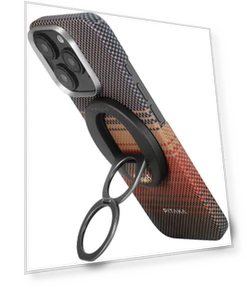 Магнитный держатель с NFC, коричневый — Аксессуары для телефонов, Pitaka