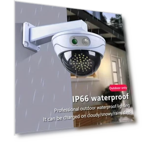 Светильник для сада с датчиком движения и солнечной батареей — Прожекторы и охранное освещение, HETP