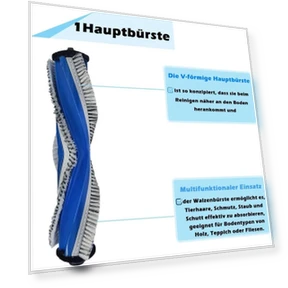Аксессуары для робота-пылесоса: боковая щетка, тряпка для мытья пола, пылесборники — Роботы-пылесосы, ECOVACS