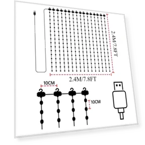 Умные анимированные гирлянды-шторы — Гирлянды для дома, Mellow Home