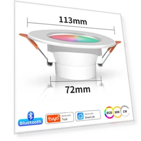 Умный светодиодный встраиваемый светильник — Встроенные светильники, Benexmart