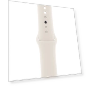 Умные часы 40mm Starlight Aluminum Starlight Sport Band S/M — Умные часы, Apple