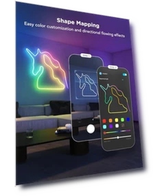 Неоновая светодиодная лента — Гибкие светильники, Govee