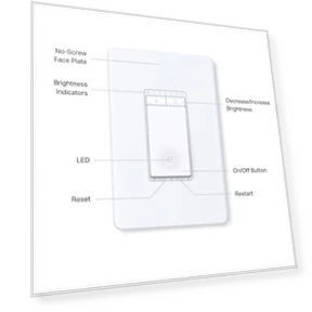 Умный трехпозиционный диммерный выключатель — Диммеры, Tapo