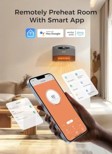 Умный настенный обогреватель с Wi-Fi и пультом дистанционного управления, GiveBest