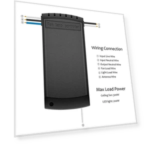 Умный контроллер для потолочного вентилятора и света — Элементы управления для вентиляторов, Aubric