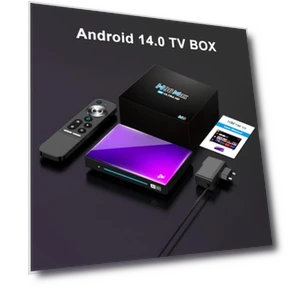 ТВ-бокс на Android 14 — Медиаплееры для потокового вещания, H96 Max