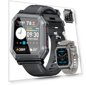 Умные часы для мужчин с фитнес-трекером — Умные часы, Paukila