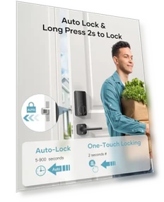 Умный замок для входной двери с Wi-Fi и отпечатком пальца — Задвижки, HEANTLE