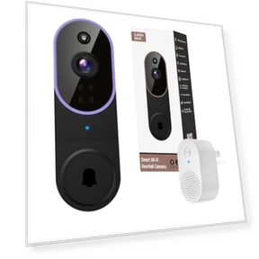 Беспроводная Wi-Fi видеодомофонная камера с двусторонней аудиосвязью — Датчики движения, Orbitell