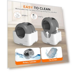 Автоматический самоочищающийся лоток для кошек — Контейнеры для отходов, PetJoi