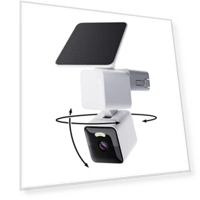 Солнечная камера безопасности с панорамированием и наклоном — Цилиндрические камеры, Wyze