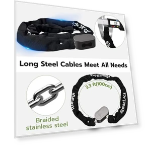 Цепной велосипедный замок — Цепные замки, Dhiedas