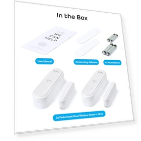 Умный датчик открытия дверей и окон с сиреной — Домашние системы безопасности, Geeni