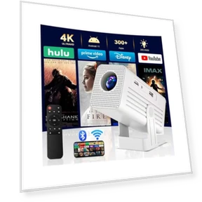 Мини-проектор с поддержкой 4K, Wi-Fi и Bluetooth — Проекторы, XENPONAD