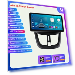 Автомобильный мультимедийный центр с AI голосовым управлением — Автомобильные навигаторы, Hizpo