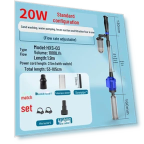 Электрический водосменник и пескомойка — Очистители грунта, Sensen