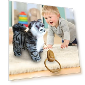 Автоматическая плюшевая игрушка-робот-кошка — Управляемые игрушки и роботы